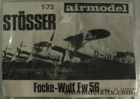 Airmodel 1/72 Focke-Wulf FW-56 Stosser Falcon - Luftwaffe or Austrian Air Force - Bagged plastic model kit